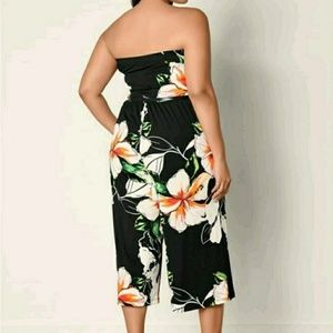 Black multi tube jumpsuit